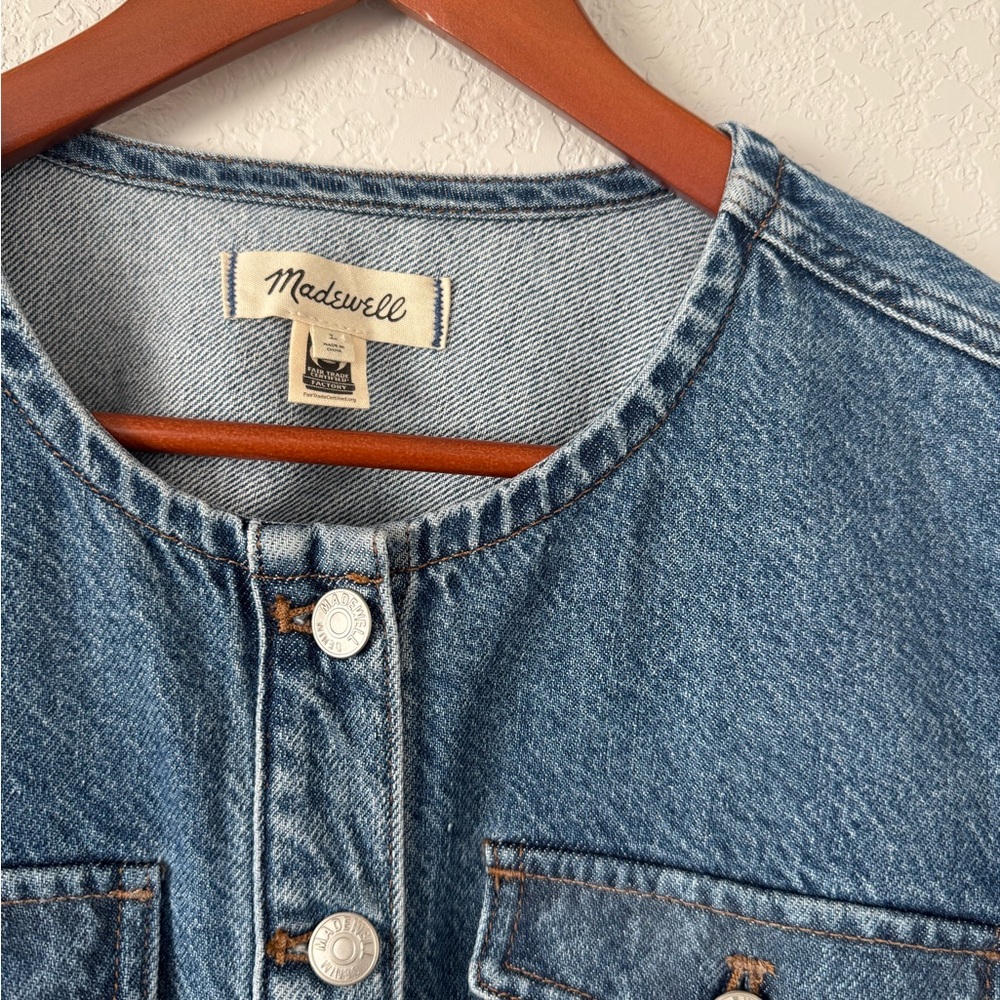 Madewell Denim Lady Jacket in Lakecourt Wash - Picture 4 of 6